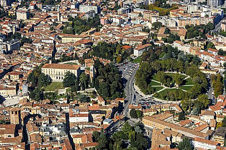 Aereal view of Udine